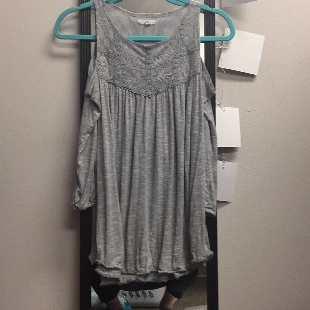 Maurice’s Open Shoulder Blouse Top
